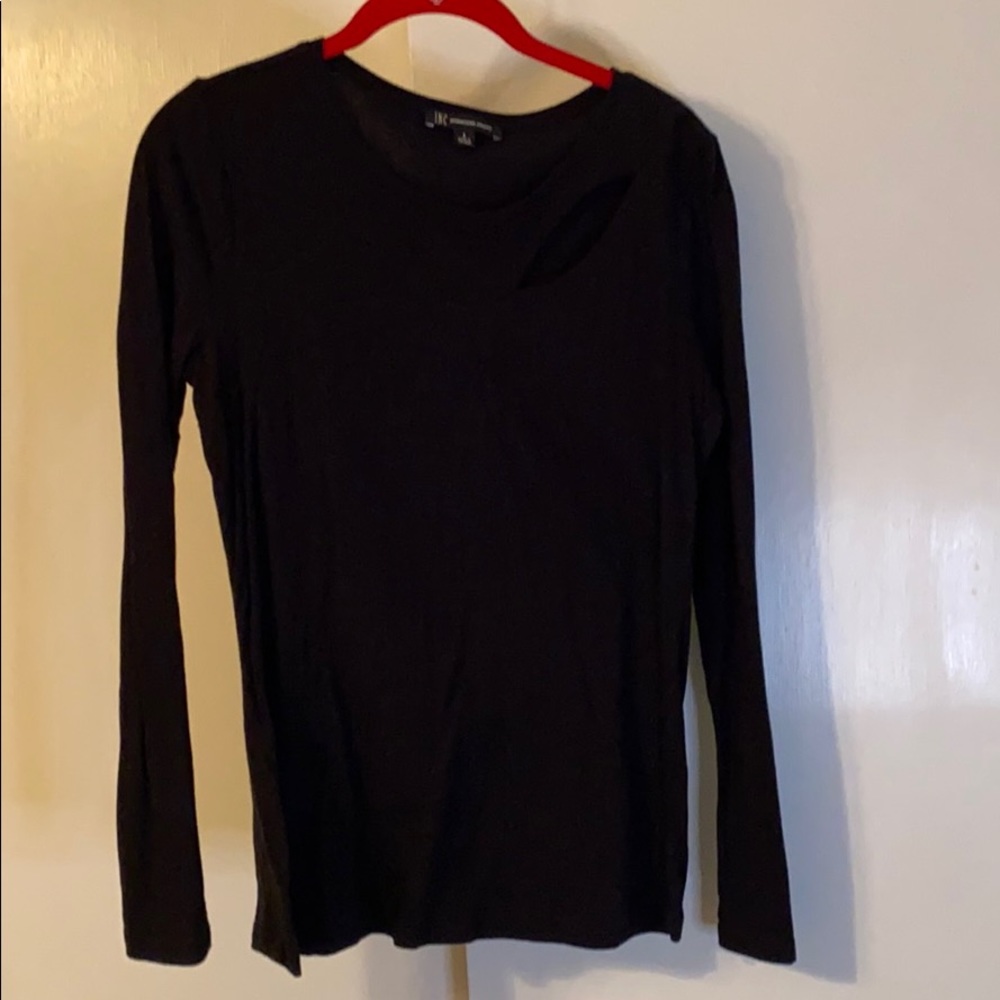 Black peep hole top